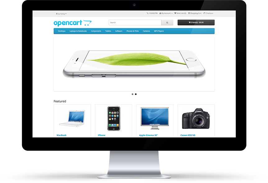 OpenCart 2.x Front